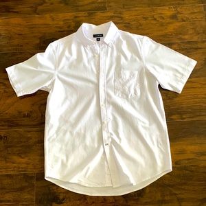 Club Room Short Sleeve Linen Dress Shirt